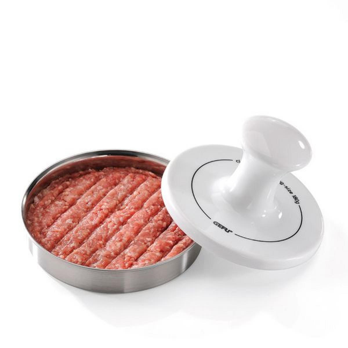 HAMBURGERPRÉS - fehér, Konventionell, fém/kerámia (13,3/8cm) - Gefu