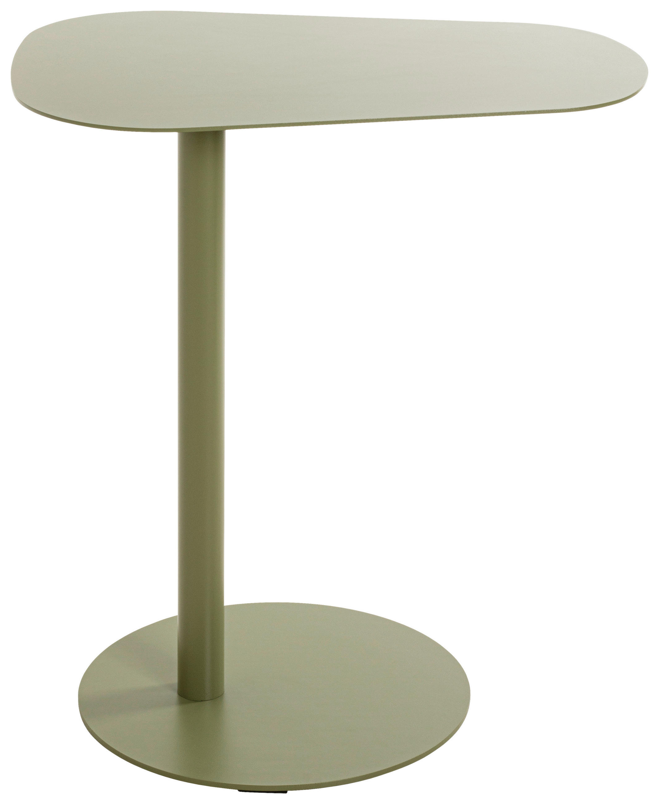 BEISTELLTISCH 53/38/60 cm Grün organisch  - Grün, Trend, Metall (53/38/60cm)