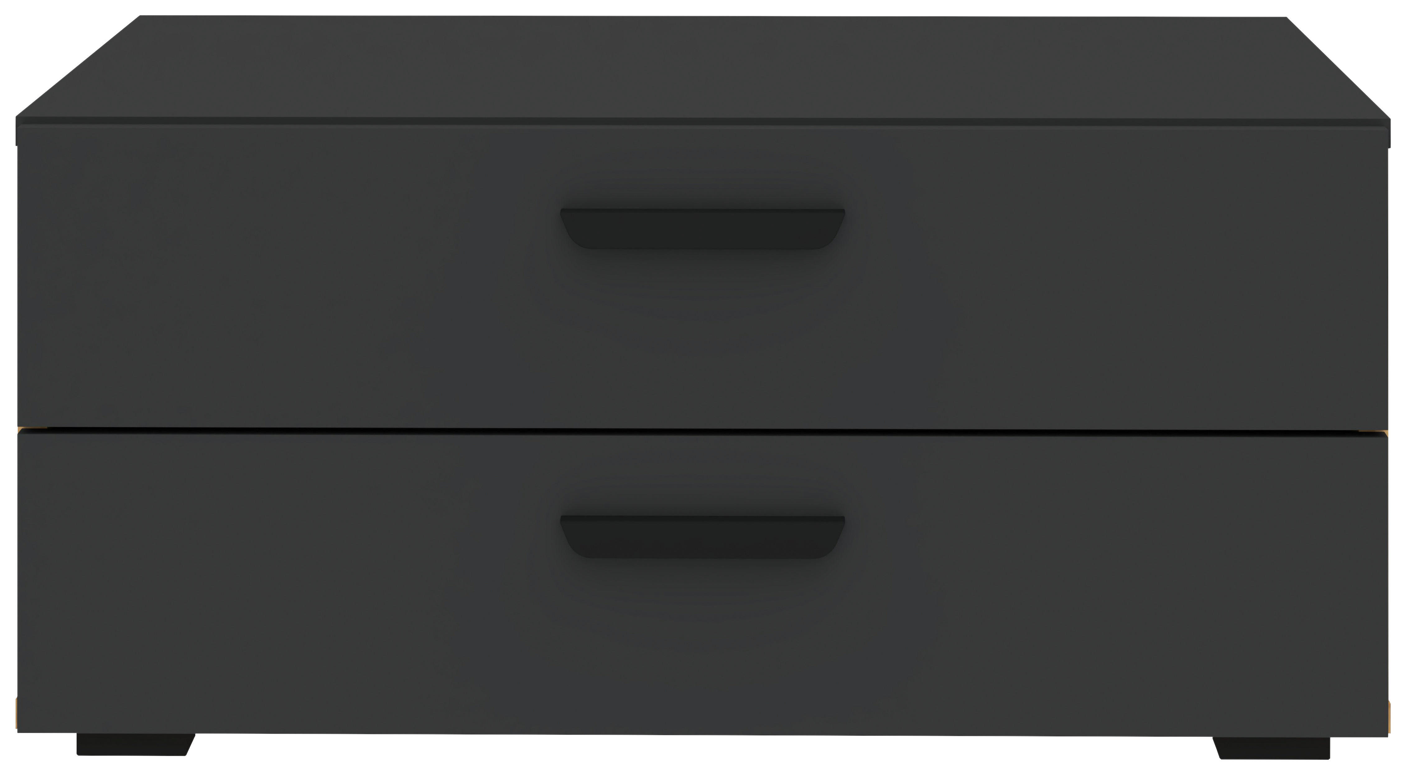 SCHUBLADENBOX  - Anthrazit, Konventionell, Holzwerkstoff (74/35/51,6cm) - Carryhome