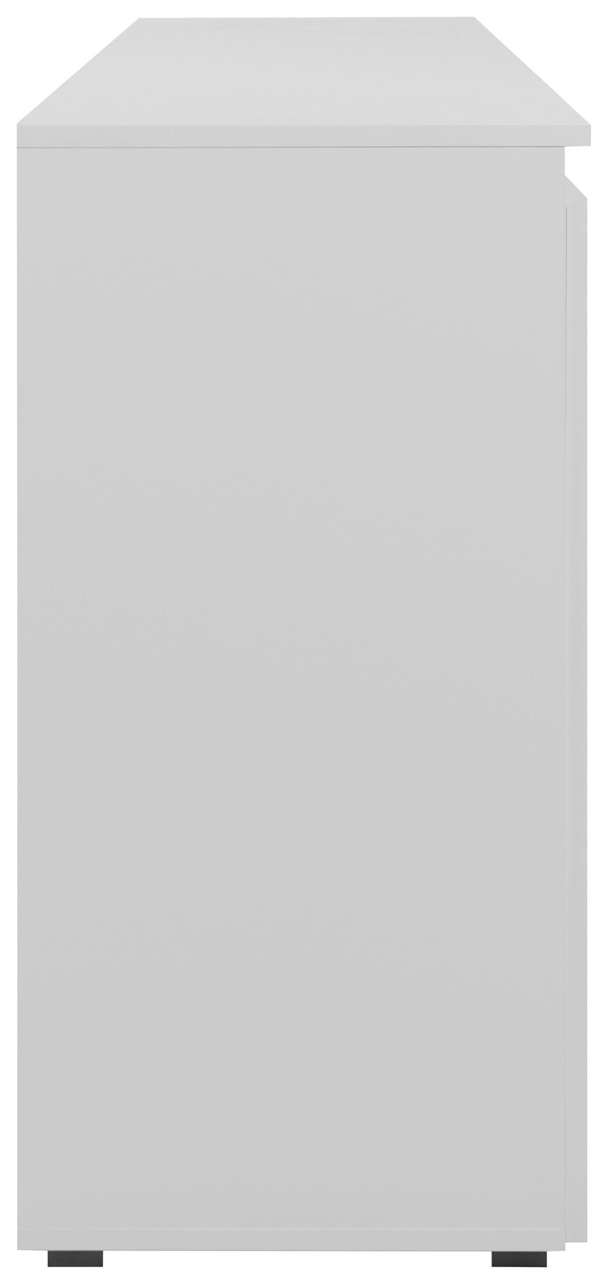 SIDEBOARD 178/80/40 cm  - vit/svart, Design, trämaterial/plast (178/80/40cm) - Carryhome