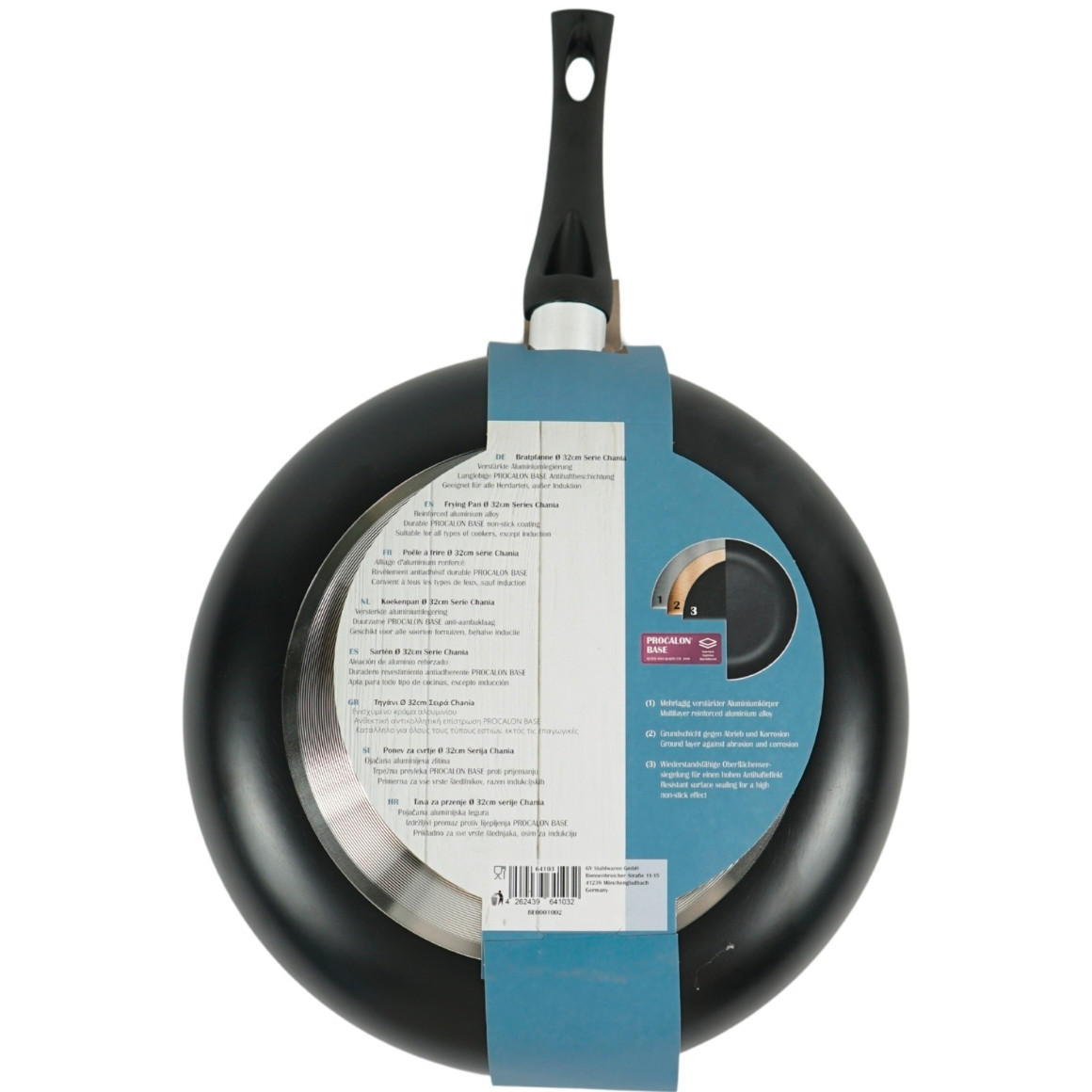 TAVA ZA PEČENJE  32 cm        Chania  - crna, Basics, metal (32cm)
