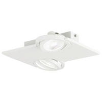 LED-DECKENLEUCHTE 28/28/6 cm   - Weiß, KONVENTIONELL, Glas/Metall (28/28/6cm) - Eglo