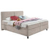 BOXSPRINGBETT 160/200 cm  in Beige  - Beige/Schwarz, Konventionell, Kunststoff/Textil (160/200cm) - Hom`in