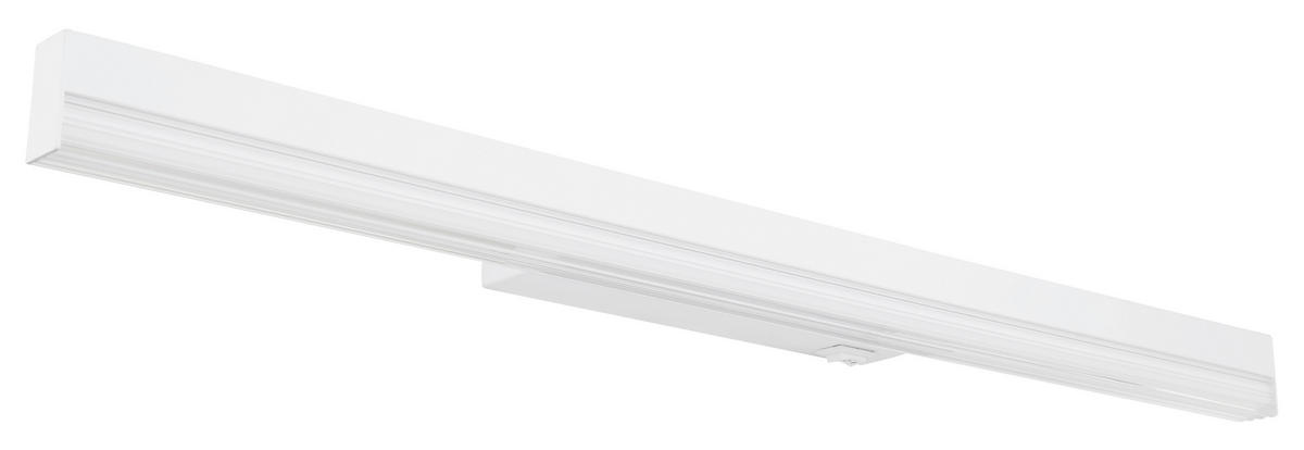 LED SVJETILJKA ZIDNA  - bijela/opalna, Basics, metal/plastika (60/6/4cm) - Globo