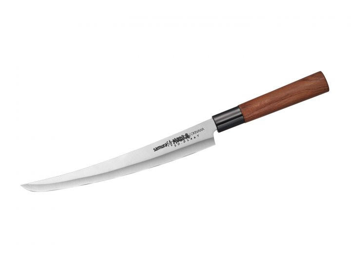 KUHINJSKI NOŽ  OKINAWA        39 cm    nerjaveče jeklo - srebrne barve/črna, Basics, kovina/umetna masa (39cm) - Samura