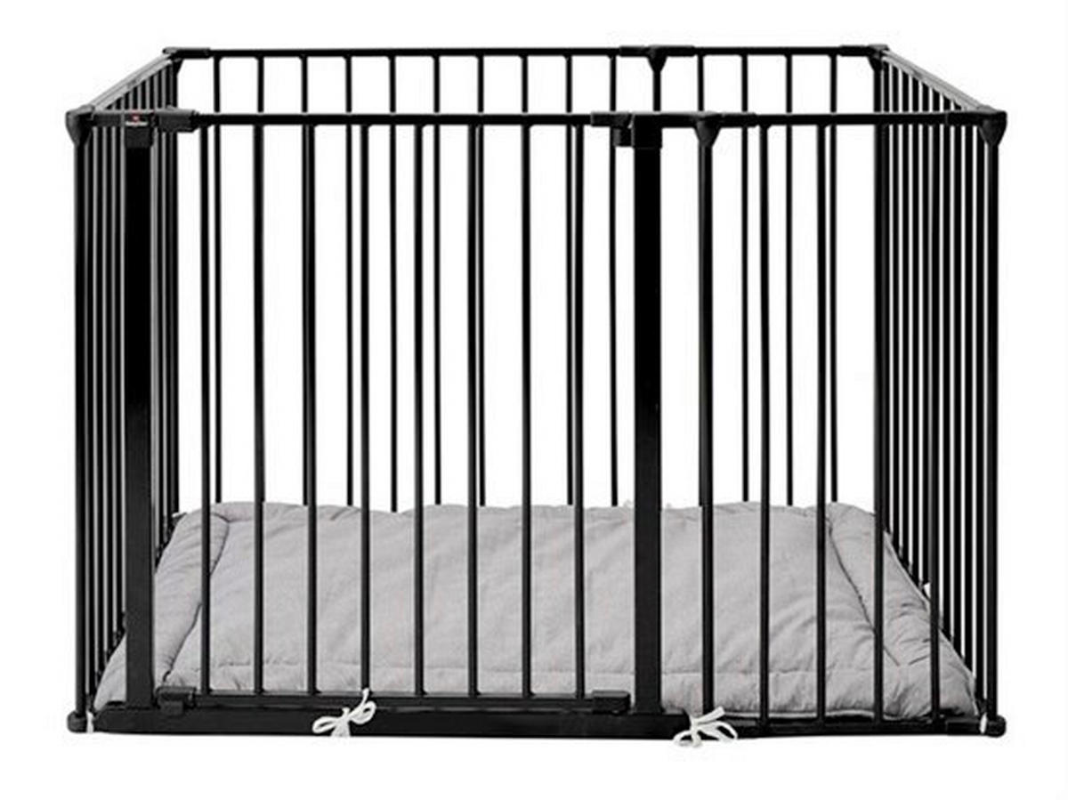 LAUFGITTER OLAF  - Schwarz, Basics, Metall (102/70,5cm) - Baby Dan