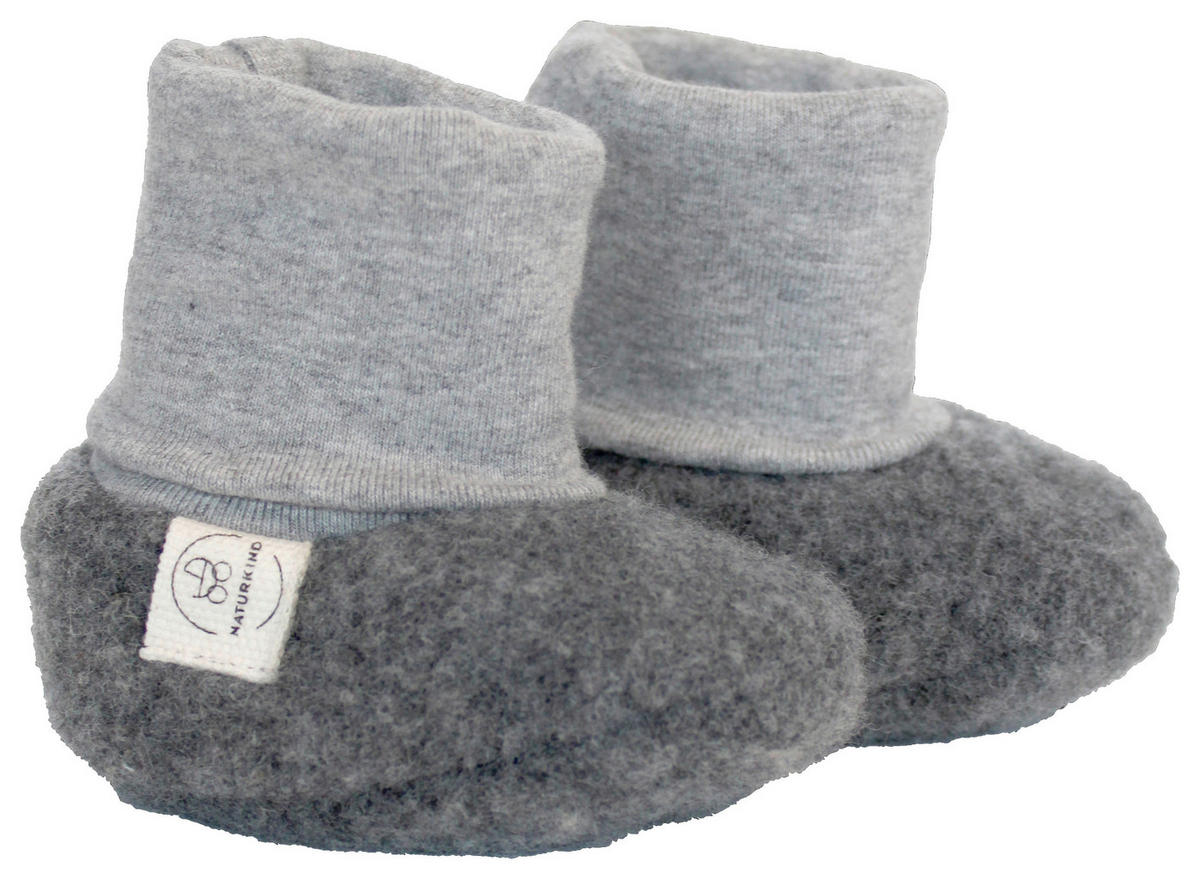 SCHUHE - Anthrazit, Natur, Textil (GR 17/18null) - Naturkind