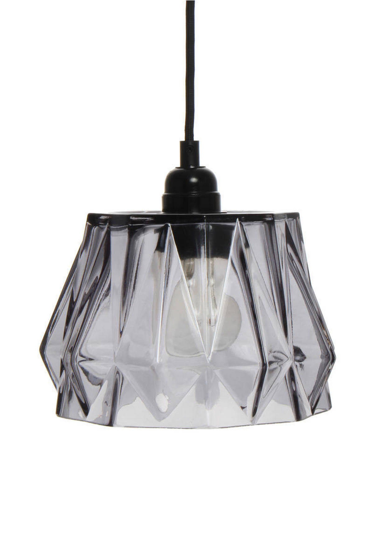 HÄNGELEUCHTE  19/19/19 cm   - Grau, Trend, Glas (19/19/19cm) - Kayoom