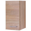 KÜCHENOBERSCHRANK 30/54,8/32 cm  in Sonoma Eiche, Weiß  - Alufarben/Weiß, KONVENTIONELL, Holzwerkstoff/Kunststoff (30/54,8/32cm) - FlexWell