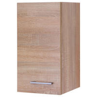 KÜCHENOBERSCHRANK 30/54,8/32 cm  in Sonoma Eiche, Weiß  - Alufarben/Weiß, KONVENTIONELL, Holzwerkstoff/Kunststoff (30/54,8/32cm) - FlexWell