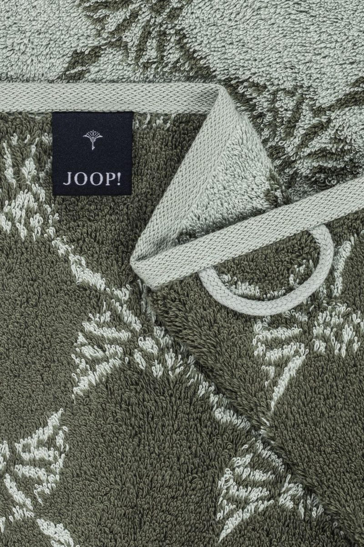 RUČNÍK, 50/100 cm, šalvějově zelená - šalvějově zelená, Basics, textil (50/100cm) - Joop!