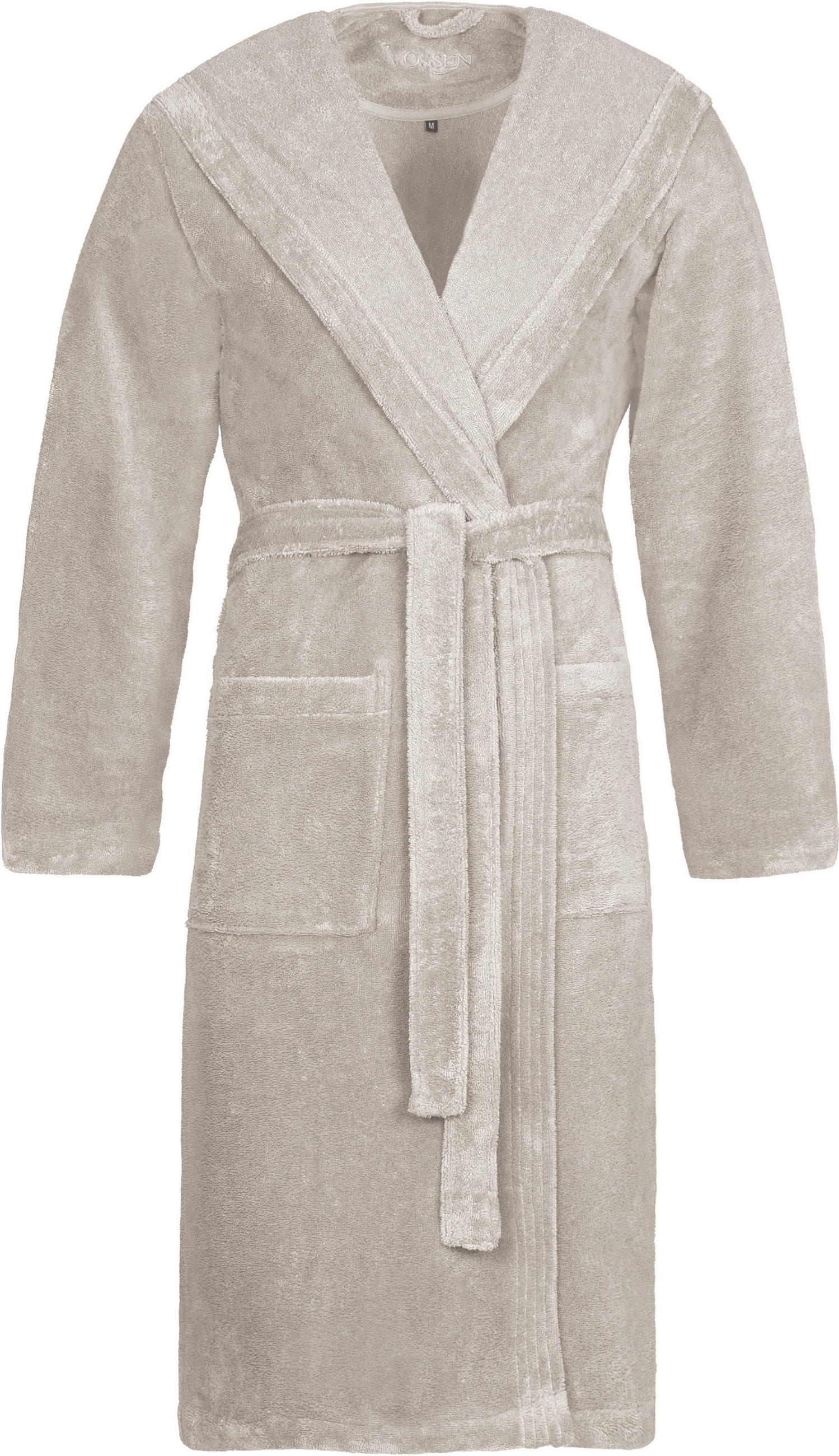 BADEMANTEL Lynn L Unisex  - Grau, Basics, Textil (Lnull) - Vossen