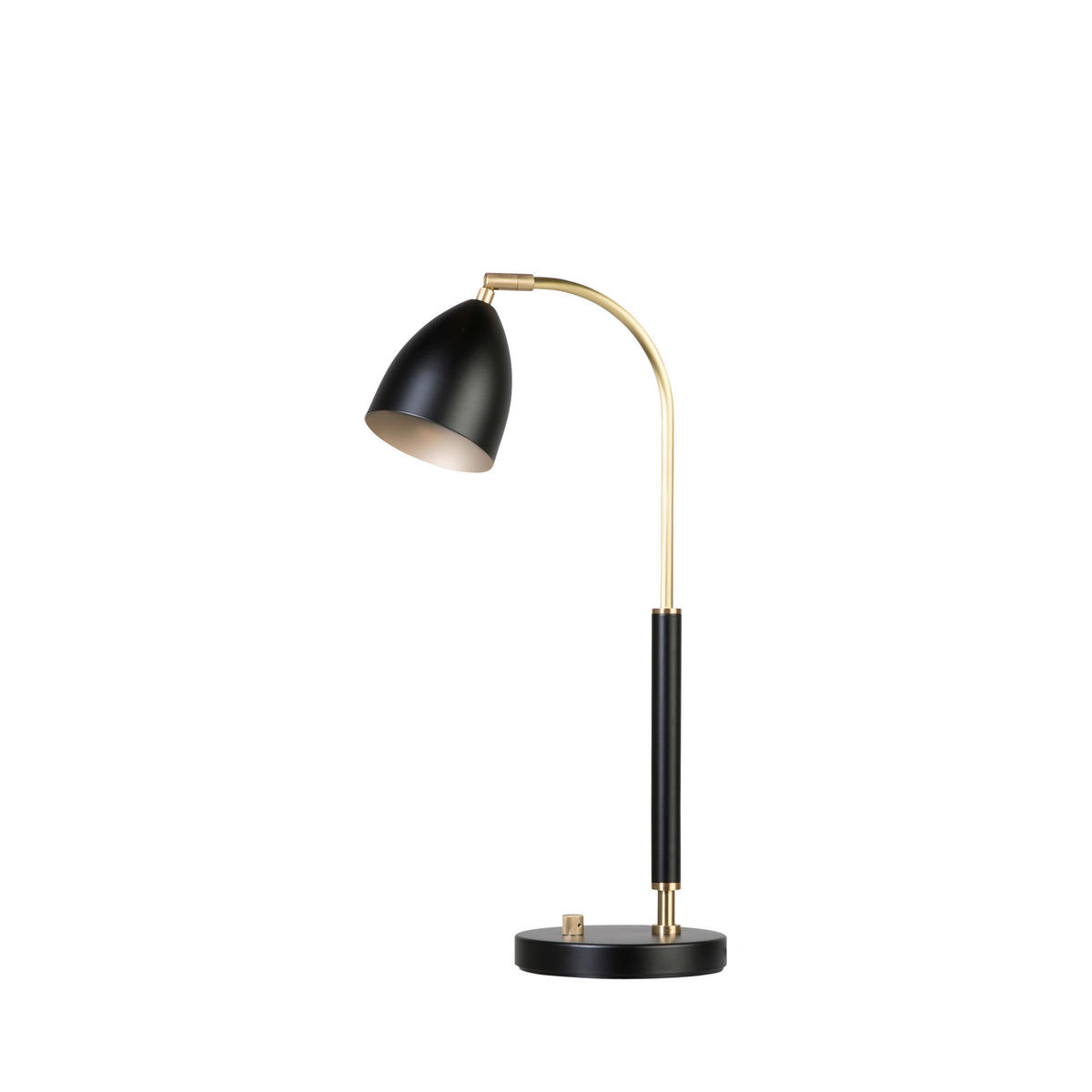 BORDSLAMPA Deluxe 15,4/50,7 cm   - mässingsfärgad/svart, Klassisk, metall (15,4/50,7cm) - Belid