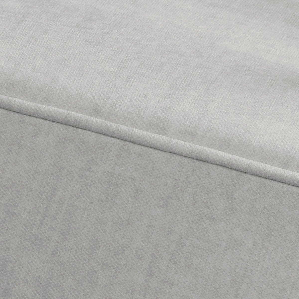 SESSEL Mikrofaser Hellgrau  - Hellgrau, Design, Holz/Textil (128/75/91cm) - P & B