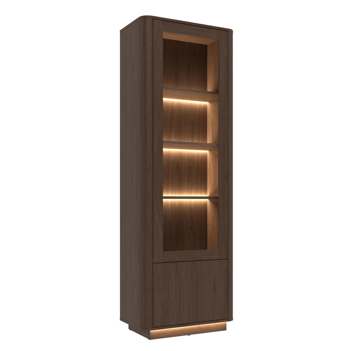 VITRINE  in Kaschmir  - Kaschmir, Design, Holzwerkstoff (200,5/67/40cm) - MID.YOU