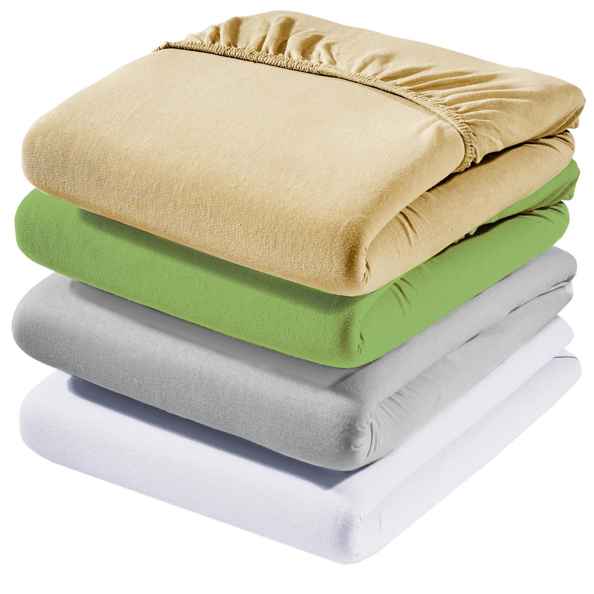 NAPÍNACIA PLACHTA, džersej, biela, 100/200 cm - biela, Basics, textil (100/200cm) - Bio:Vio