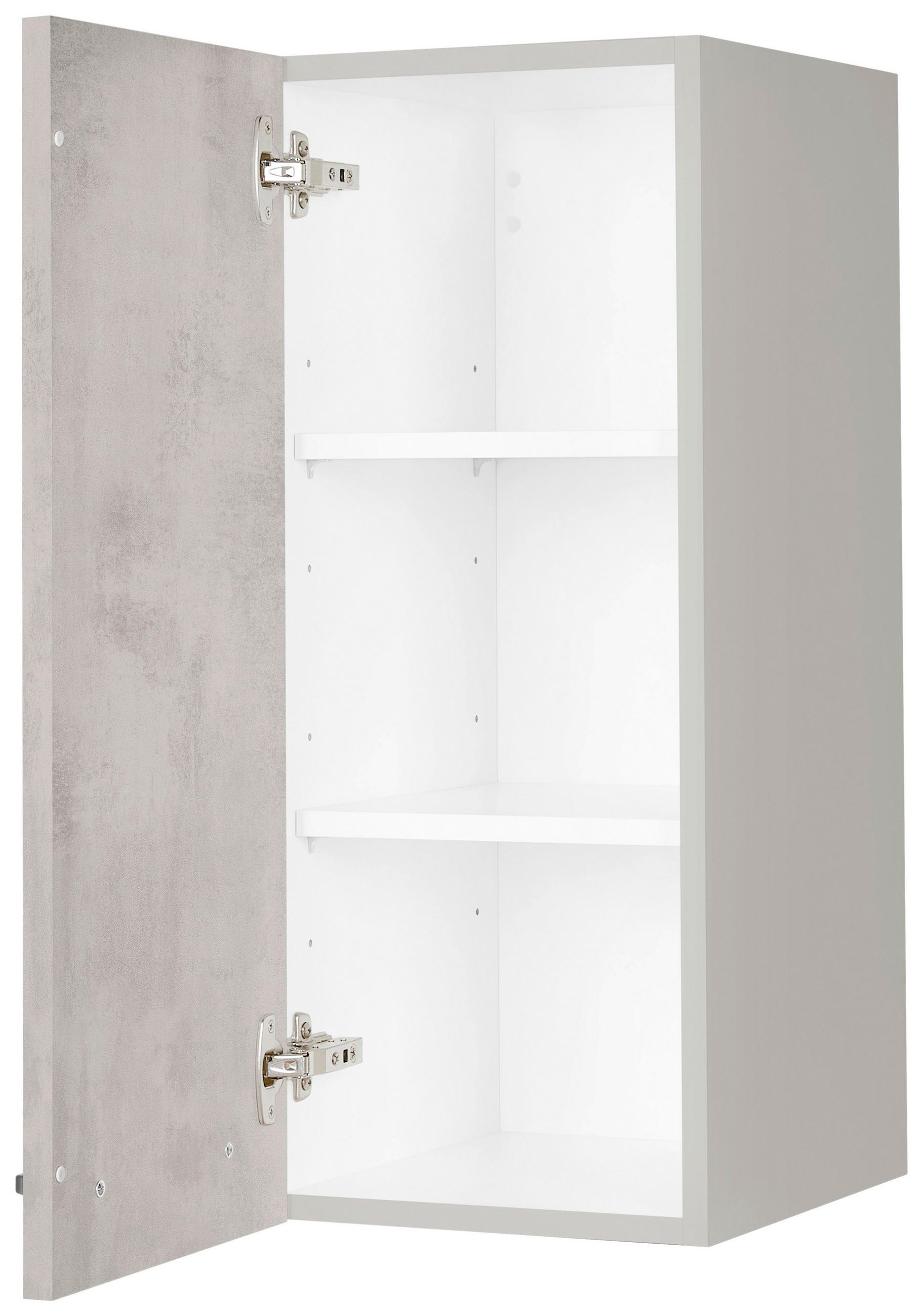 KÜCHENOBERSCHRANK 30/72/35 cm  in Hellgrau  - Edelstahlfarben/Hellgrau, MODERN, Holzwerkstoff/Metall (30/72/35cm) - Nobilia