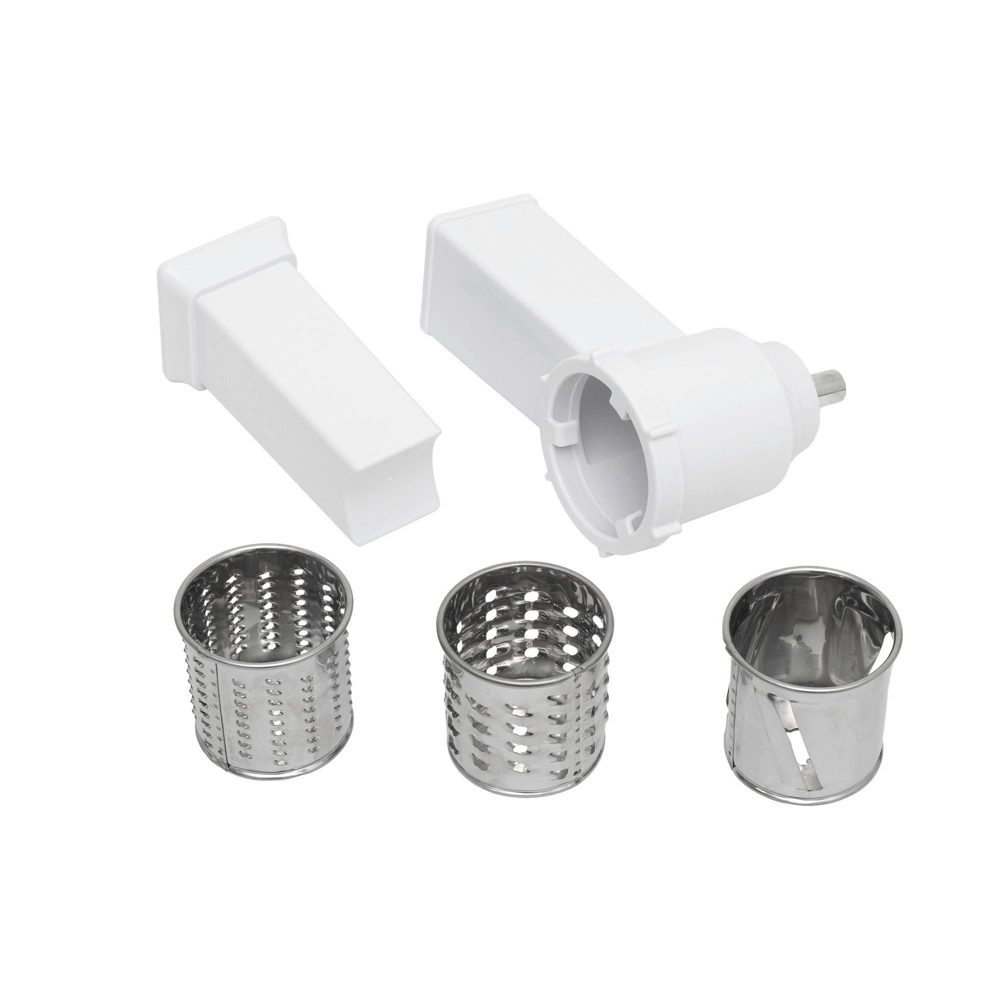 ZÖLDSÉGSZELETELŐ SZETT - fehér, Basics, fém (22/15/8cm)