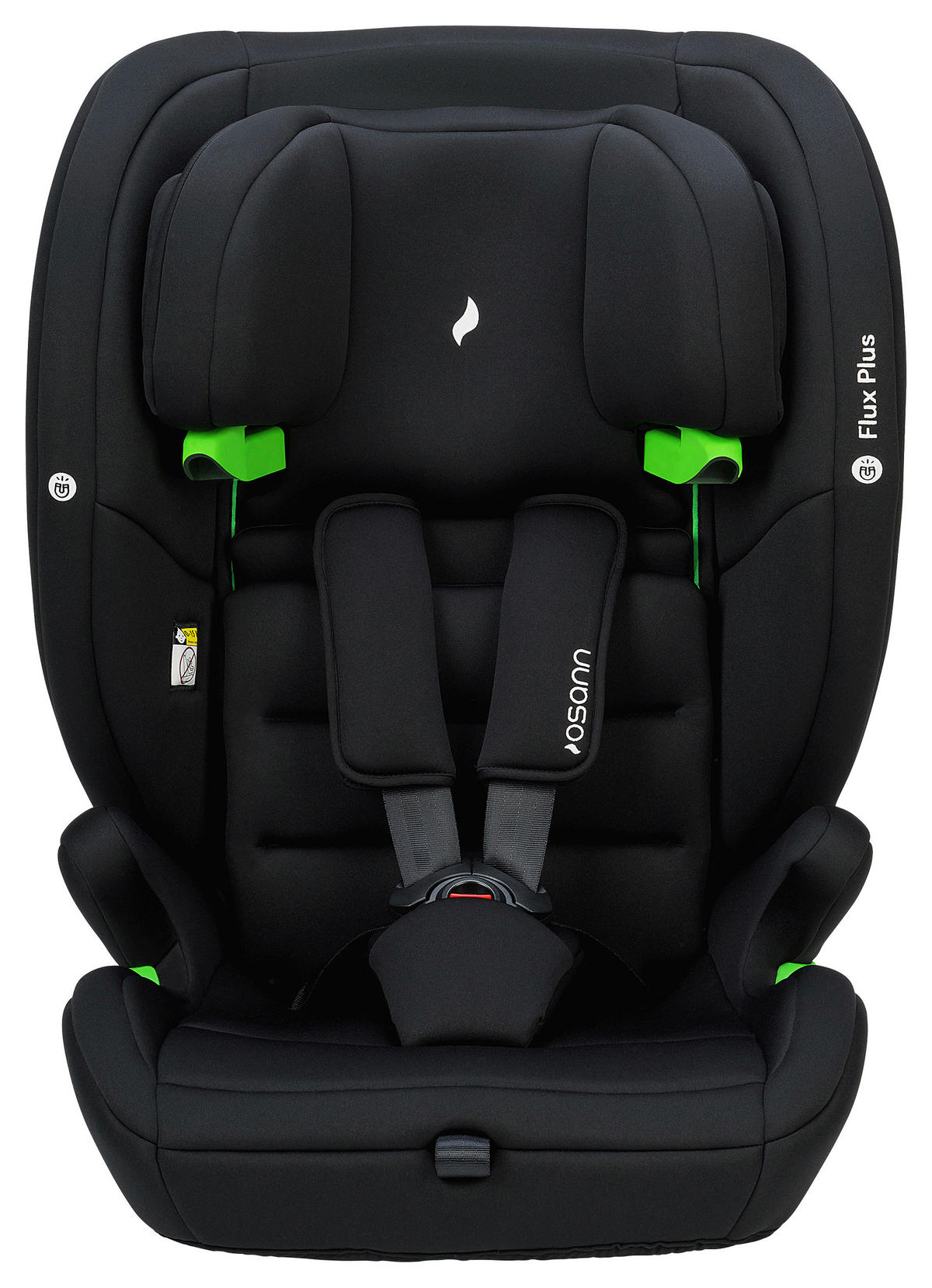 KINDERAUTOSITZ FLUX PLUS ECE R 129 i-SIZE  - Schwarz/Grau, Basics, Kunststoff/Textil (44cm) - Osann