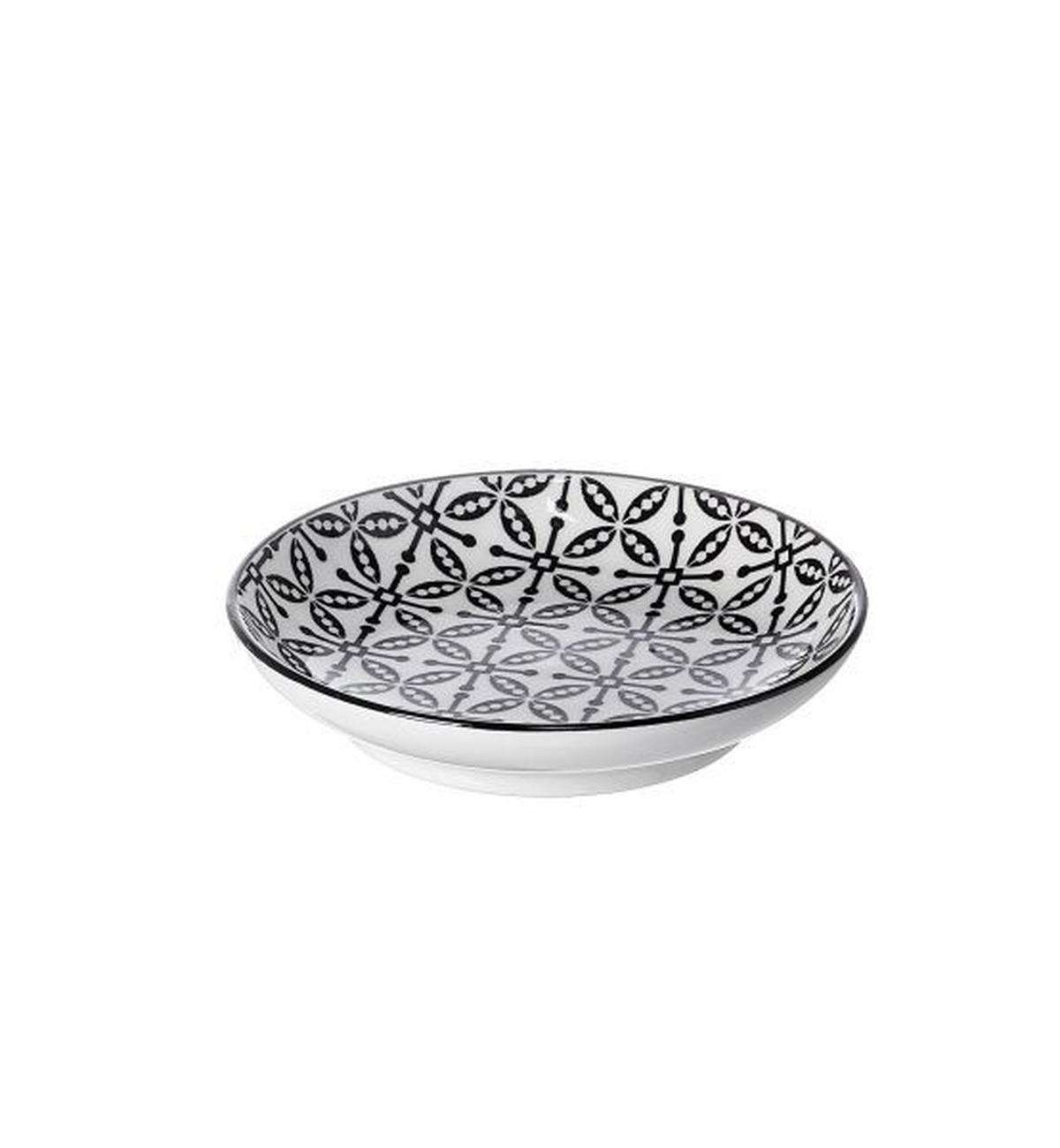 SCHALE Takeo 10 cm   - Schwarz/Weiß, Basics, Keramik (10cm) - Ritzenhoff Breker
