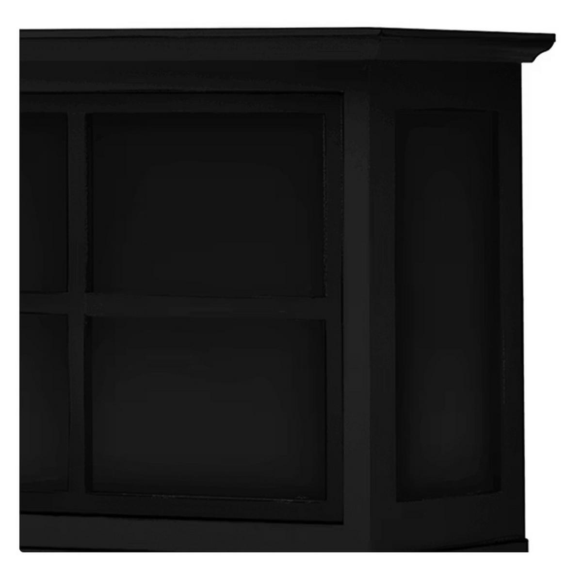 SIDEBOARD UrbanClass  in 190,5/82/49 cm  - Schwarz, LIFESTYLE, Holz (190,5/82/49cm) - Livetastic