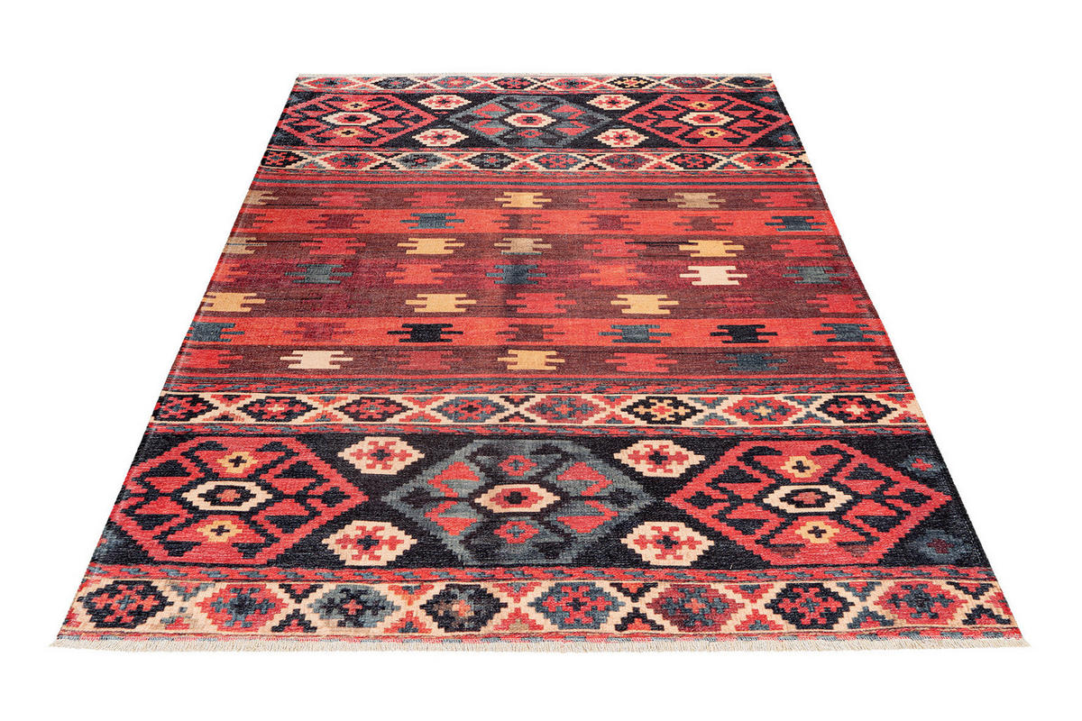 FLACHWEBETEPPICH 75/150 cm My Ethno  - Multicolor, Lifestyle, Textil (75/150cm)