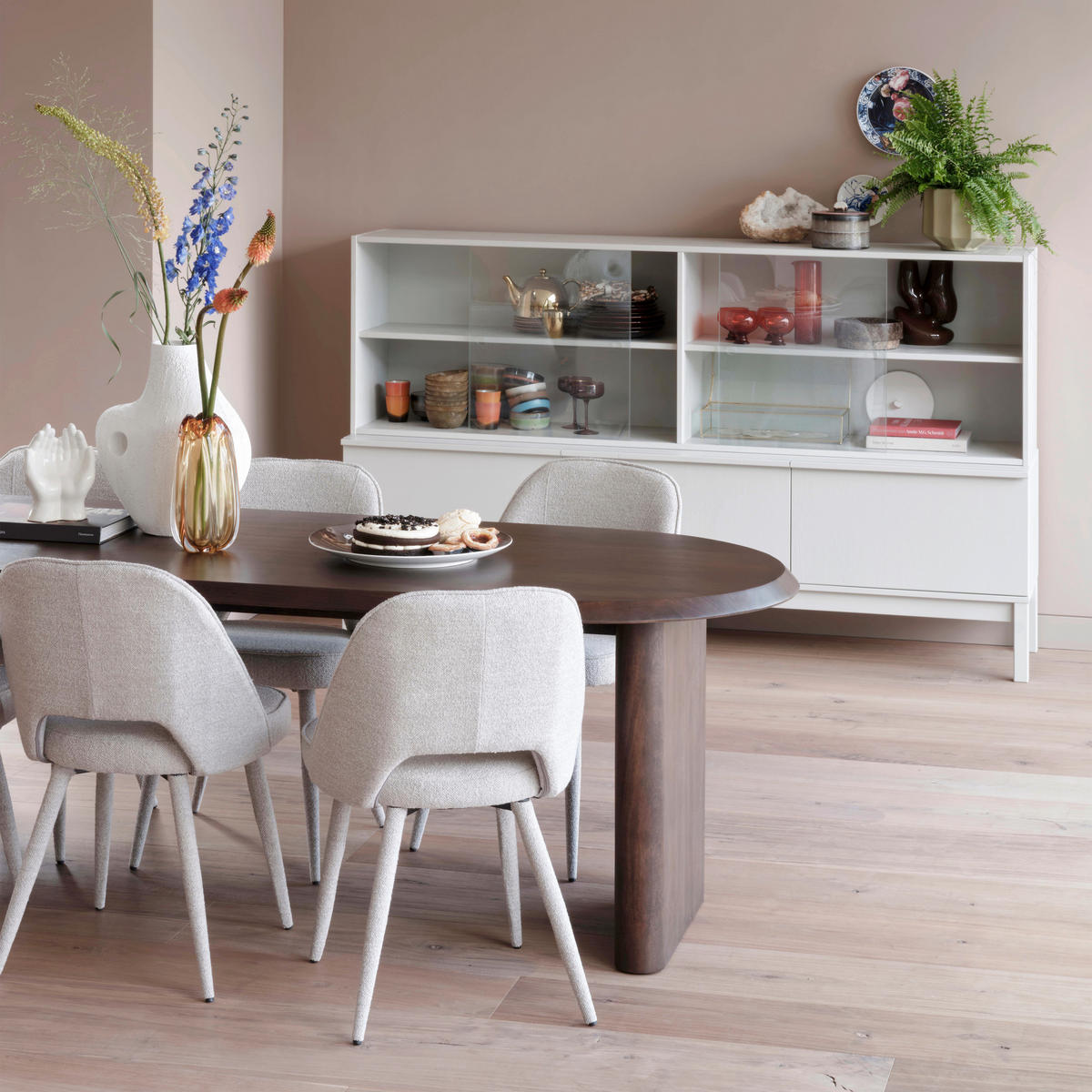 ESSTISCH in Holz 240/90/75 cm  - Walnussfarben, MODERN, Holz (240/90/75cm) - Livetastic