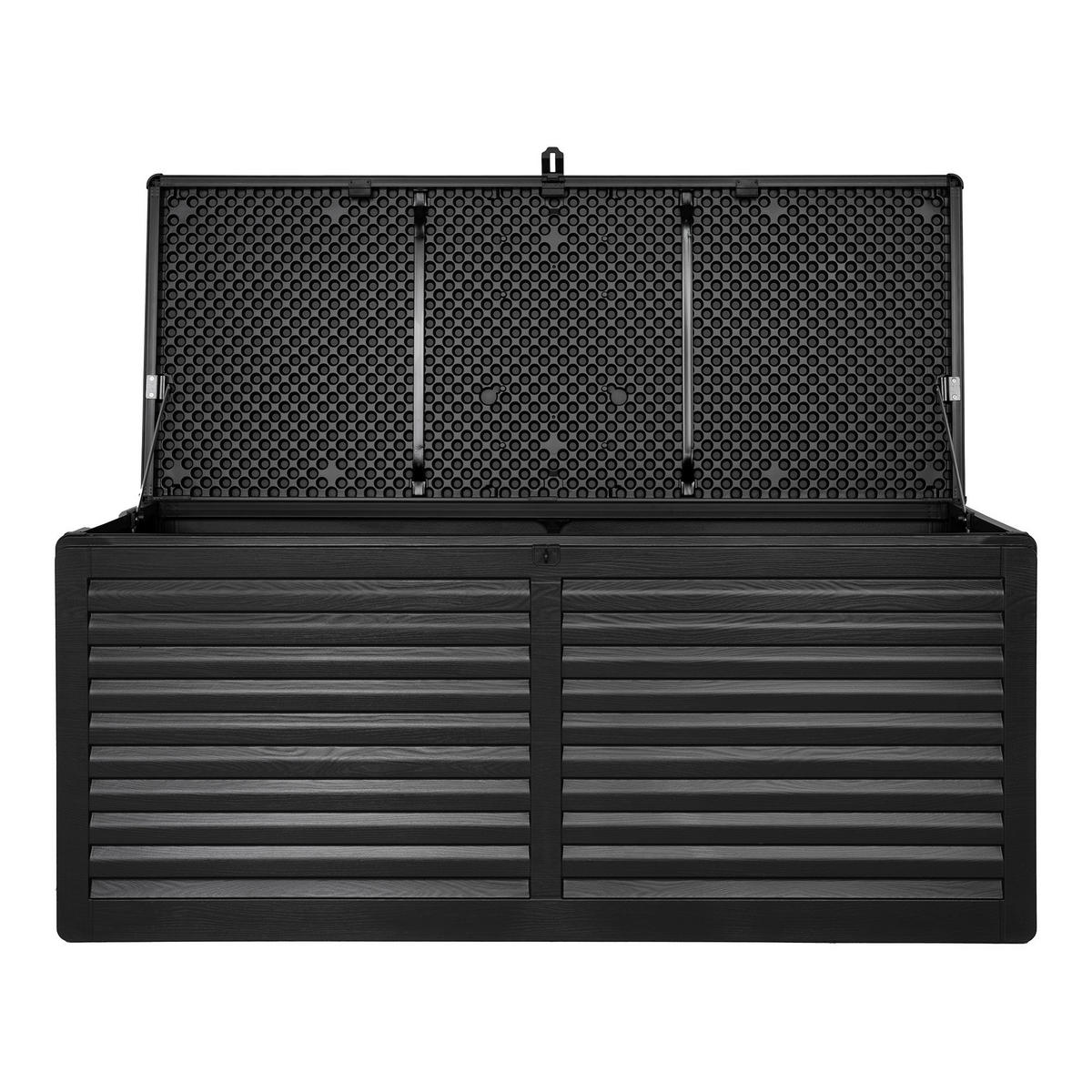 KISSENBOX 146.5/64.5/61 cm  - Schwarz, MODERN, Kunststoff (146.5/64.5/61cm) - MID.YOU