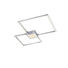 LED-DECKENLEUCHTE - Nickelfarben, Design, Metall (65/5/65cm) LED-DECKENLEUCHTE - Nickelfarben, Design, Metall (65/5/65cm)