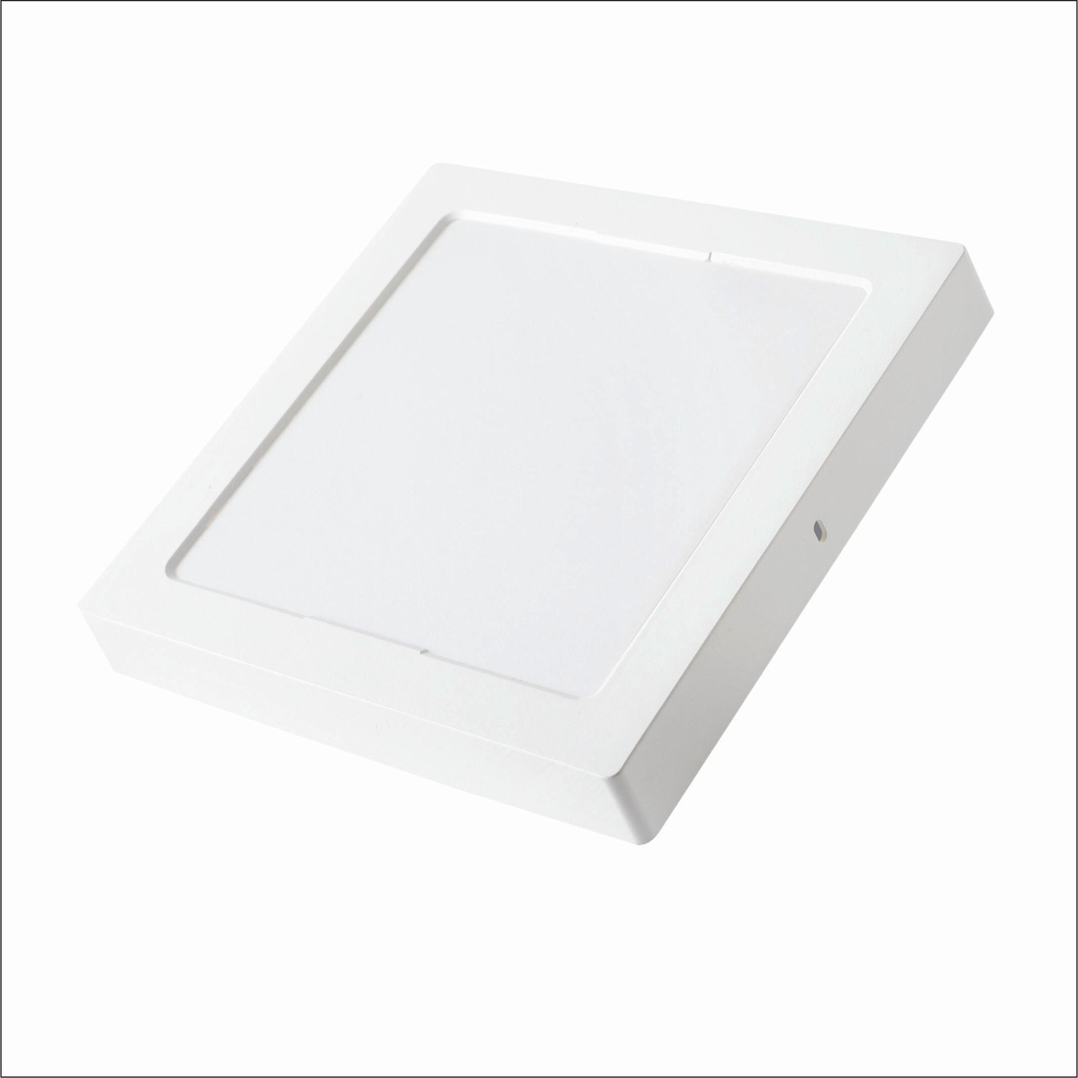 LED PANEL 282*282MM 24W 2500LM 3000/4000/6500K IP20  - bela, Osnovno, plastika (28,2/28,2/3cm)