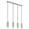 HÄNGELEUCHTE 65/6/120 cm   - Chromfarben, Design, Metall (65/6/120cm) - Globo