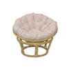 SESSEL Beige    - Beige/Creme, Natur, Holz/Textil (80/80/60cm) - MID.YOU