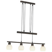 SVÍTIDLO ZÁVĚSNÉ - rezavá, Lifestyle, kov (78/180/10cm)