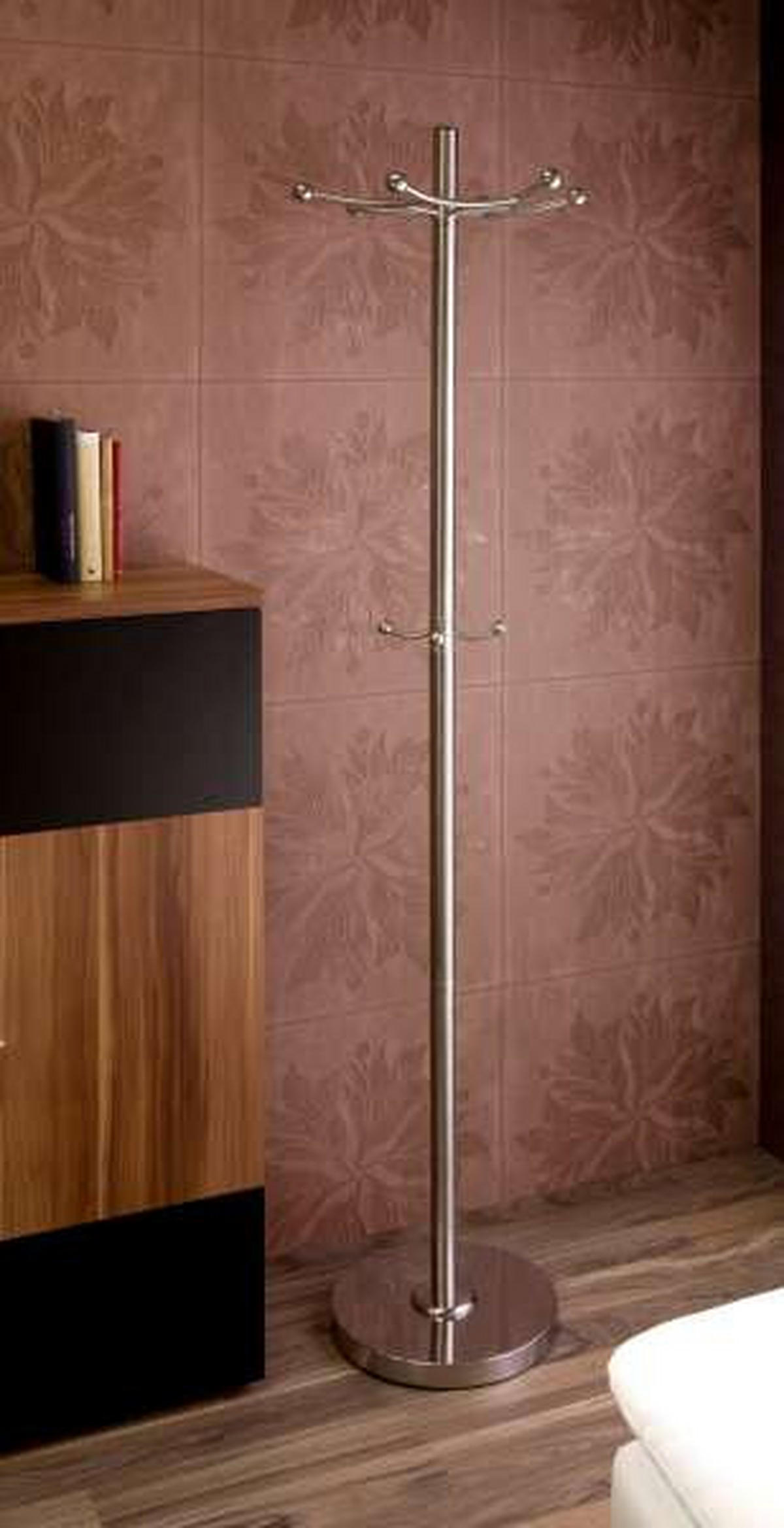 KLEIDERSTÄNDER in Edelstahlfarben 46/185/46 cm   - Edelstahlfarben, Design, Metall (46/185/46cm)