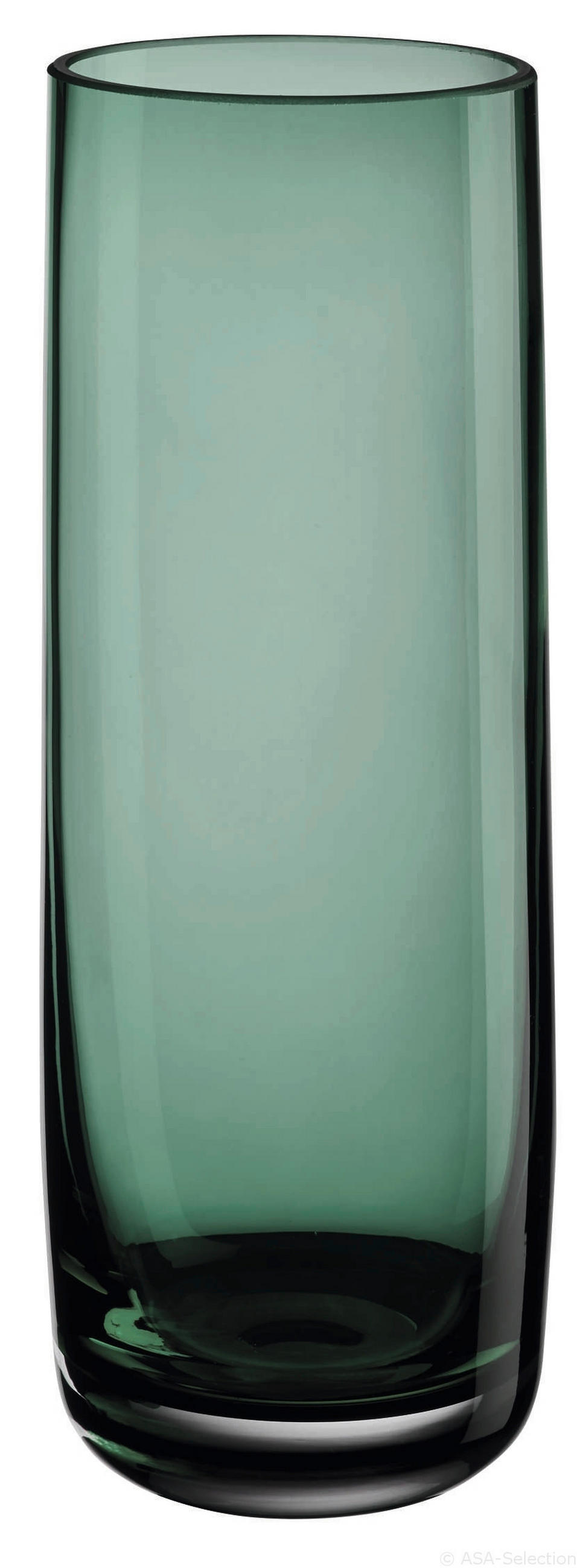 VASE AJANA  - Grün, Basics, Glas (8/22cm) - ASA