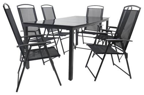 UTEGRUPP  - svart/antracit, Basics, metall/glas - Gardenson