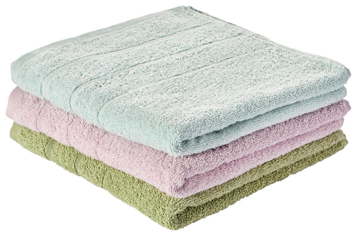 HANDTUCH MAKI Pastellblau  - Pastellblau, Basics, Textil (50/100cm) - Bio:Vio