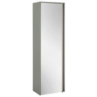 GARDEROBENSCHRANK  in 60/200/40 cm  - Eichefarben/Salbeigrün, Design, Glas/Holzwerkstoff (60/200/40cm) - Modante