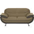 ZWEISITZER-SOFA Lederlook Braun, Hellgrau - Chromfarben/Hellgrau, Basics, Textil/Metall (175/85/87cm) - Ti`me ZWEISITZER-SOFA Lederlook Braun, Hellgrau - Chromfarben/Hellgrau, Basics, Textil/Metall (175/85/87cm) - Ti`me