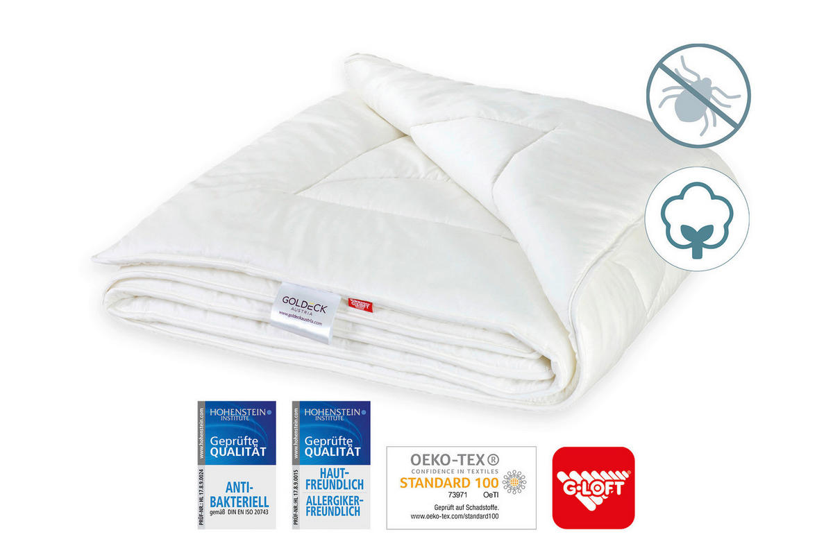 SOMMERDECKE 200/200 cm  - Champagner, Basics, Textil (200/200cm) - Goldeck Austria