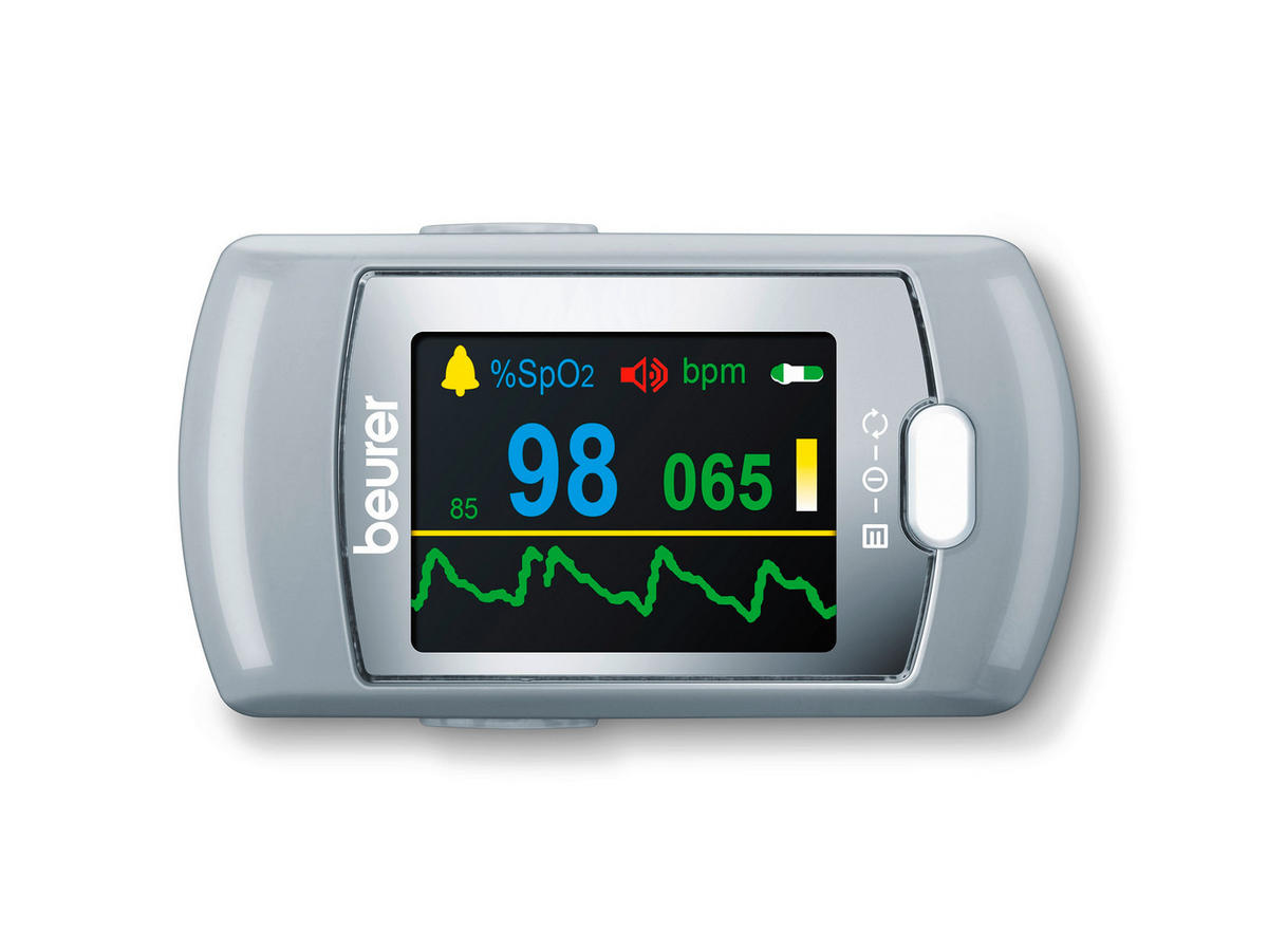 PULSOXIMETER  - Weiss/Hellgrau, Basics (13,3cm) - Beurer