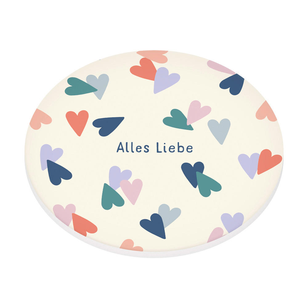 GLASUNTERSETZER Keramik Multicolor  - Multicolor, Basics, Keramik (11/1/11cm)