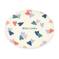 GLASUNTERSETZER Keramik Multicolor  - Multicolor, Basics, Keramik (11/1/11cm)