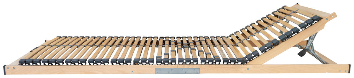 LATTENROST 90/200 cm Kopfteil, Mittelzone verstellbar, Birke  - Birkefarben, Basics, Holz (90/200cm) - Boxxx