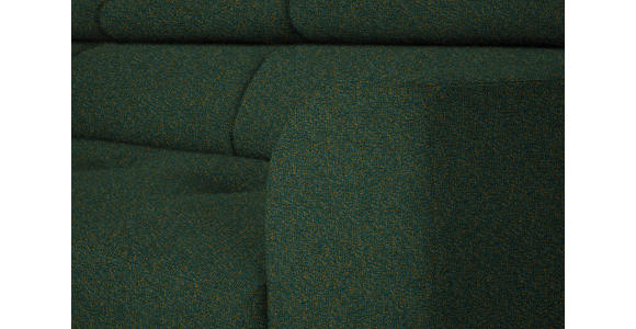 ECKSOFA in Struktur Grün 205/280 cm - Schwarz/Grün, Design, Textil/Metall (205/280cm) - Xora