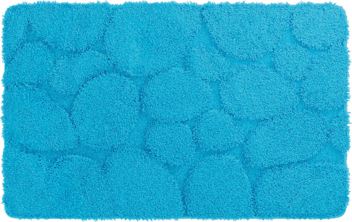 BADEMATTE Hellblau 50/80 cm  - Hellblau, Basics, Kunststoff (50/80cm) - Grund