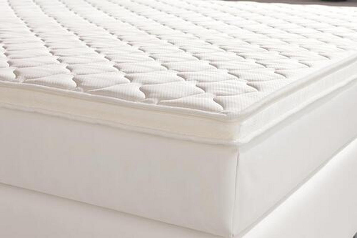 TOPPER 80/210 cm Höhe ca. 5-6 cm  - Weiß, Design, Textil (80/210cm) - Carryhome