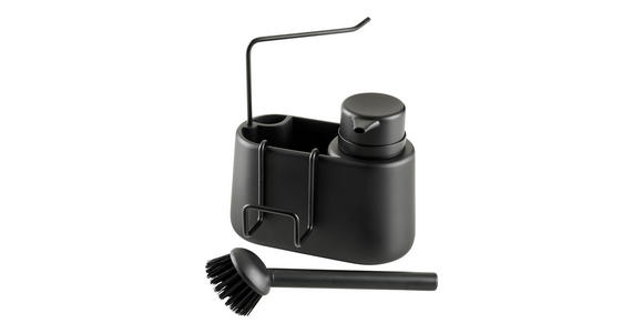 SPÜLORGANIZER - Schwarz, Design, Kunststoff/Metall (28cm) - Homeware