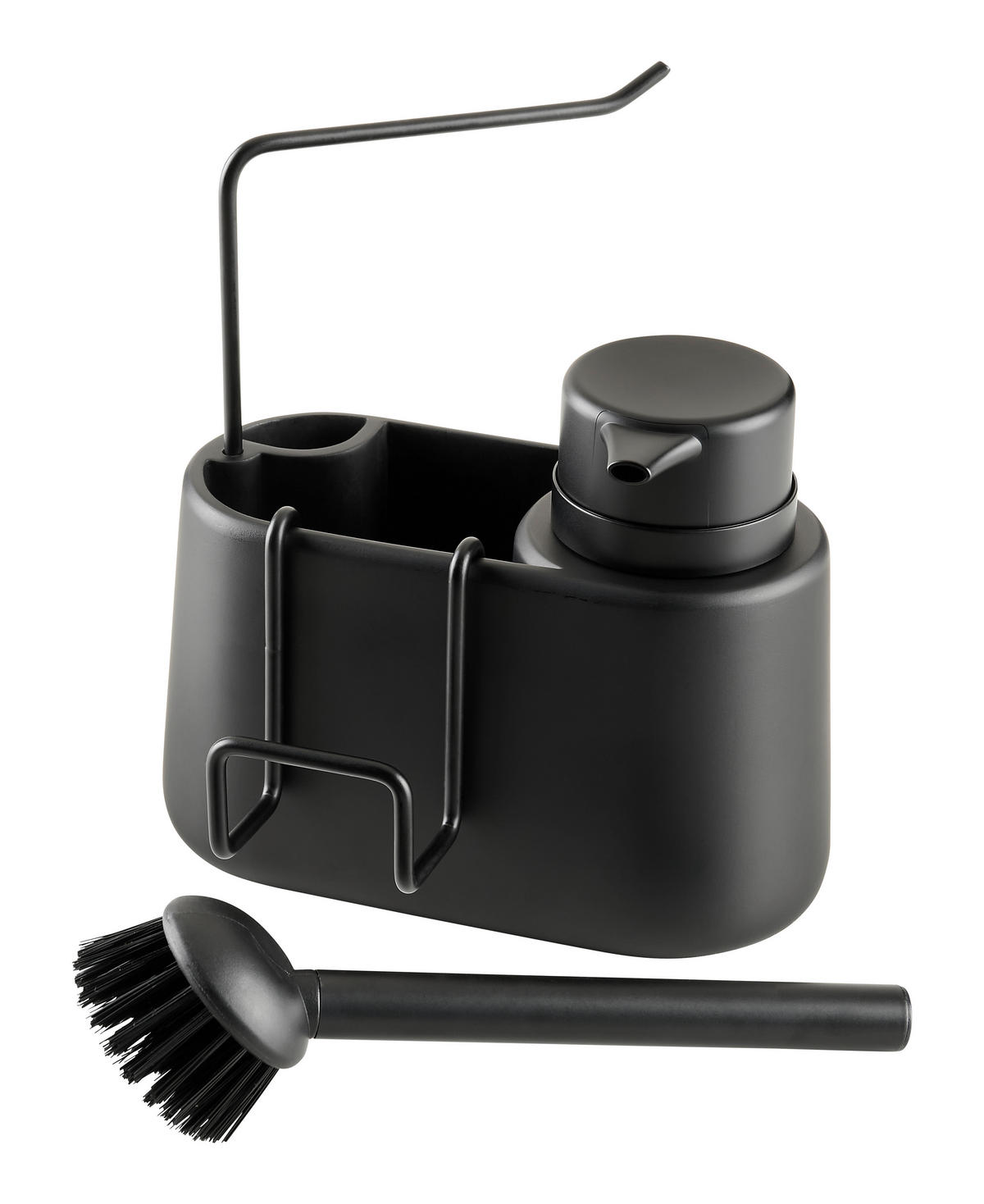ORGANIZÉR NA UMÝV. PROSTRIEDK čierna - čierna, Design, kov/plast (28cm) - Homeware