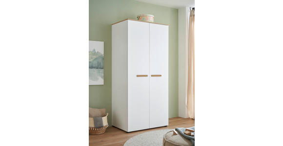 BABYZIMMER  - Weiß/Eiche Artisan, Basics, Holzwerkstoff - My Baby Lou